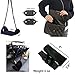 Fulegy Foot Rest, Portable Adjustable Height Travel Accessories Footrest Hammock for Office Bus Airplane