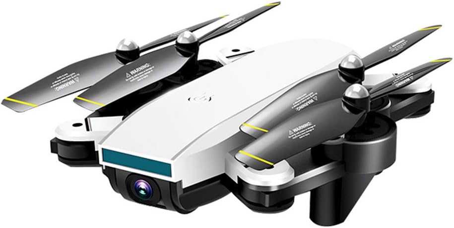 HRYHY Drone Professional Zoom Control 4K Wide-Angle Camera WiFi 1080P Dual Camera RC Helicopter Foldable Quadcopter, Support One-Click Return,White