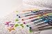 Color Creative 96 Gel Pens for Coloring. 48 Unique - colorful Gel Pens + 48 Refills. 24 glitter pens, 12 Watercolor and 12 Pastel Gel Pens for Drawing, Mandalas. Paint Pens for Adult Coloring books.