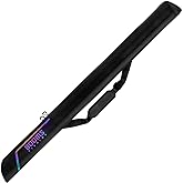 Booms Fishing PB3 4.4ft~5ft Fishing Rod Case, Portable Folded Fishing Pole Case with Sturdy Two-Way Zippers, 0.6ft/8" Extended Design Fishing Rod Bag, Store Up to 2~3 Fishing Poles, 52"~60"
