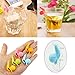 Happy Sales HSTF-5SN, 5pcs Snail Shape Silicone Tea Bag Holder Cup Mug Set