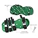 (NEW Version) LTC-Shop Lawn Aerator Shoes with 4 Adjustable Straps and Metal Buckles, Heavy Duty Garden Spikes Sandals for Aerating Lawns, Lawn Aeration Tool for Yard - Free size (Green)