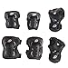 Rollerblade Bladegear XT Junior 3 Pack Protective Gear, Knee Pads, Elbow Pads and Wrist Guards, Multi Sport Protection,Youth, Black, XX-Small