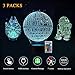 3D LED Star Wars Night Light - Kids' Gifts, 3 Styles, Millennium Falcon/Death Star / R2D2, 7 Light Modes, USB or 3 AA Batteries