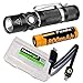 Fenix RC05 300 Lumen USB rechargeable CREE LED Flashlight with Fenix 14500 Li-ion battery , and EdisonBright BBX4 battery carry case bundle