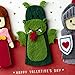 Hallmark Signature Valentine's Day Card for Kids with Finger Puppets (Princess, Knight, Dragon)