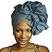 Urban Turbanista Head Wrap- Demin Blue -Chambray Headwrap Scarf
