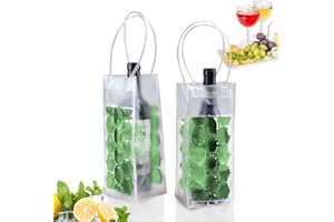 HI FINE CARE Wine Cooler Sleeve Single Bottle, Portable Insulator Sleeve For Wine Bottles, Frozen Wine Sleeve, Keep Wine & Beverages Cold- Portable Insulator- Perfect Gifts for Wine Lovers (Green)