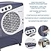 Honeywell CO60PM 2471 CFM Indoor/Outdoor Evaporative Air Cooler (Swamp Cooler) with Mechanical Controls in Gray/White