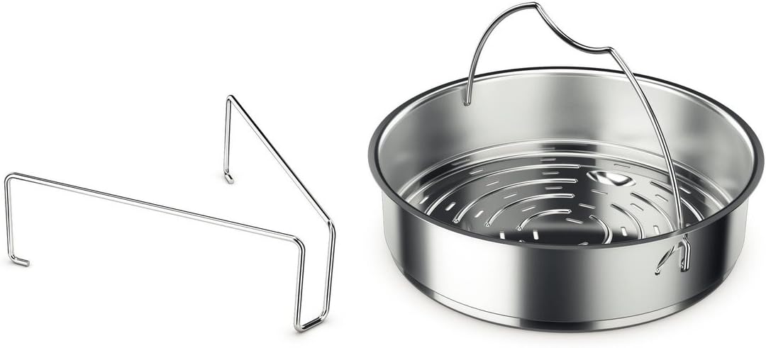 Fissler 61010000800 perforated insert 18 cm, including tripod, Silver