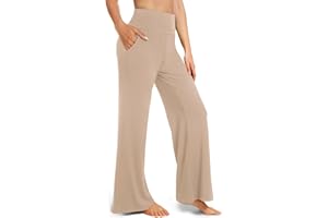 we fleece Women's Wide Leg Pants with Pockets High Waist Loose Sweatpants Casual Lounge Yoga Workout Palazzo Plus Size Active