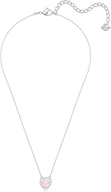 Amazon Com Swarovski Sparkling Dance Heart Necklace Pink Jewelry