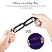 Utimi Stretchy Cock Ring Silicone Love Rings Basic Penis Rings, Black