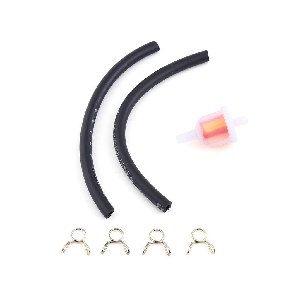 Suuonee Fuel Filter, Universal Oil Filter With Fuel Line Hose Filter Clip For Mini Moto Dirt Bike ATV Quad