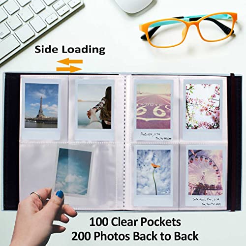 Instax Mini Photo Album 200 Pictures for Fujifilm Instax Mini 11 90 70
