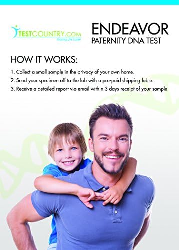 At-Home DNA Test Kit: Non-Legal Paternity Blood Test Compares DNA Patterns Between Child and Alleged Father