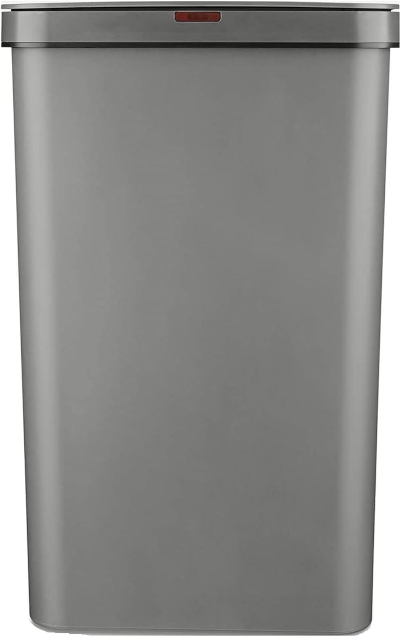 Tower T838005G Sensor Bin 50L Grey Battery-Operated Retainer Ring