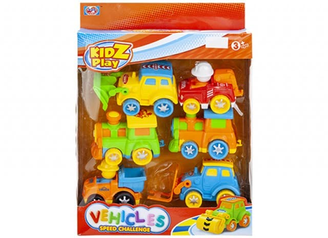Fun & Educational Multicolor My First City Vehicles - (Pack of 6) - Interactive Design & Durable Material - Perfect Gift Choice for Kids