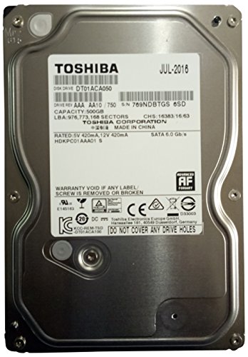 Toshiba 500GB Internal Hard Drive (DT01ACA050) Toshiba 500GB Internal Hard Drive (DT01ACA050)