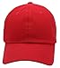Top Level Baseball Cap Men Women-Cotton Dad Hat Plain,RED