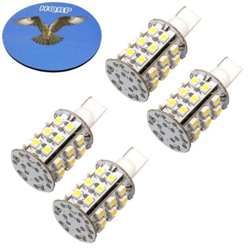 Buy HQRP 4pack T10 Wedge Base 30 LEDs SMD 3528 LED Bulbs Warm White