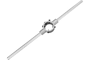 uxcell 45mm x 18mm Die Stock Handle Wrench for Metric M16-M20 / 45mm OD Round Dies, Threading Die Adjustable Holder Handle Ta