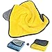 Fireflywill Car Microfiber Towel, Professional Grade Premium Microfiber Towels Drying Absorber Car Polishing Waxing Cleaning Detailing Cloth 840gsm, 12Inch x 16Inch (Pack of 2)