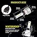 H7 Car LED Headlight Kit Bulbs - Safego 8000lm COB Chip Auto LED Light Conversion Kit 12v Replace for Car Halogen Lights or HID Bulbs S2-H7
