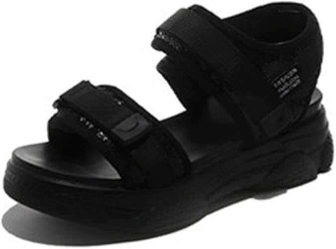 Amazon Lecmt サンダル 厚底 レディース 厚底サンダル 軽量 コンフォートサンダル レディース ビーチサンダル オープントゥ 厚底靴 スニーカー スポーツ サンダル 歩きやすい アウトドア 痛くない 美脚効果 カジュアル Lecmt スポーツサンダル