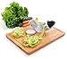 Maestoware Tri-Blade Spiral Slicer - Spiralizer Cutter Veggie Pasta Maker Cuts Zucchini & Other Vegetables into Spaghetti, Fettuccine & Julienne Ribbons - Easy to Use