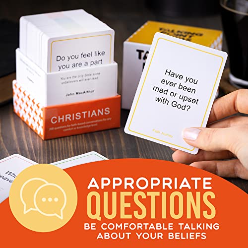 Christian Conversation Starter Cards for Game Night, Bible Studies