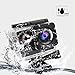 Sport Video Camera 4K WiFi Action Camera Waterproof Camera -hd 1080p, Bike Camera Underwarter Camera 4K with Multi Accessories for Snorkeling