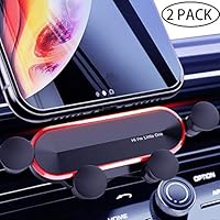 IHUIXINHE Universal Car Phone Holder,Air Ventor or Dashboard Phone Holder for Car, Handsfree Cell Phone Car Mount Compatible with iPhone Xs Max XR X 8 7 Plus 6S 6 SE, Galaxy S9 S8 S7 Edge, Mini Tablet