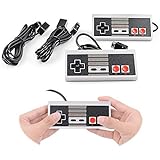 2-Pack NES Classic Edition/ Mini Controller For Replacement, With Extended 3m/ 10ft Cable