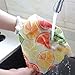 RUIMAICAN Beeswax Wrap, Reusable Beeswax Food Wraps, Sustainable Durable Food Storage,Cover for Fruits & Vegetables and Bowls to Keep Fresh,Pack of 4,1 Small,1 Medium,2 Large
