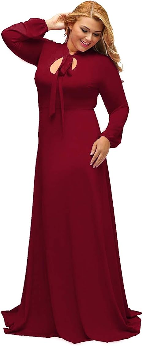 Plus Size Evening Party Maxi Dress Gown 