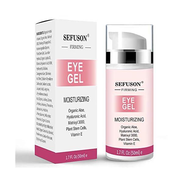 Eye-Gel-Best-Eye-Cream-for-Appearance-of-Dark-Circles-Puffiness-Wrinkles-and-Bags-Super-Eye-Cream-Moisturizer-Serum-for-Men-Women Eye Gel, Best Eye Cream for Appearance of Dark Circles, Puffiness, Wrinkles and Bags. Super Eye Cream Moisturizer Serum…
