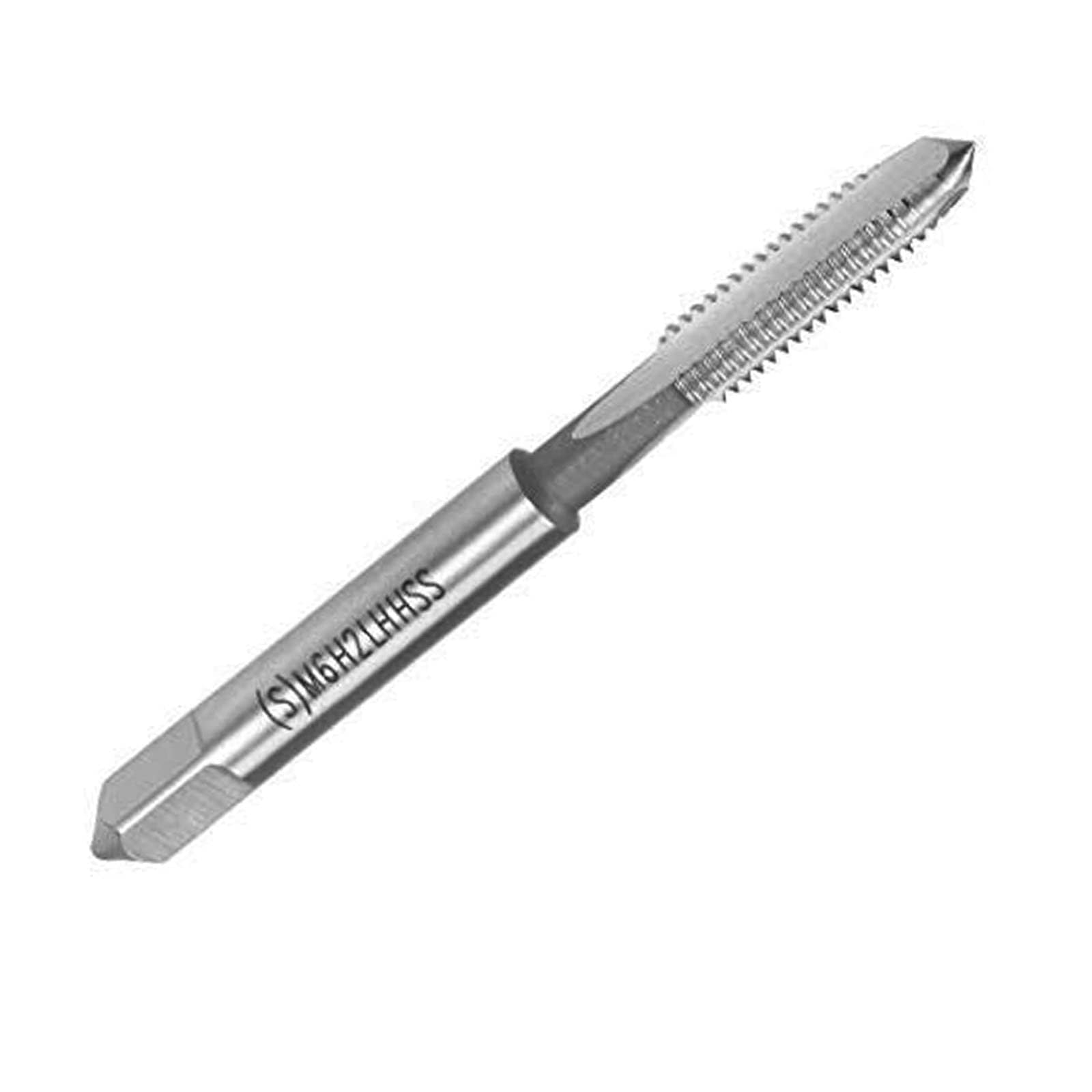 TOP-VIGOR M6 x 1mm Metric Machine Tap, HSS 3 Straight Flute Taper Plug Metric Tap, 1mm Pitch Screw Thread Tapping Threading Machinist Repair DIY Tool