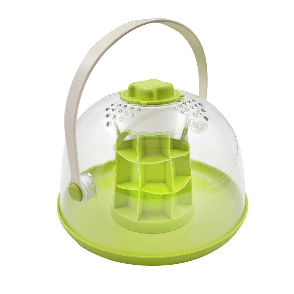 NUZAMAS Snail Observation Cabin Reptile Feeding Box Breeding Container Breeding Tank Reptile Terrarium Lizard Habitat Cage Breathable Pet House for Snails Silkworms Turtles