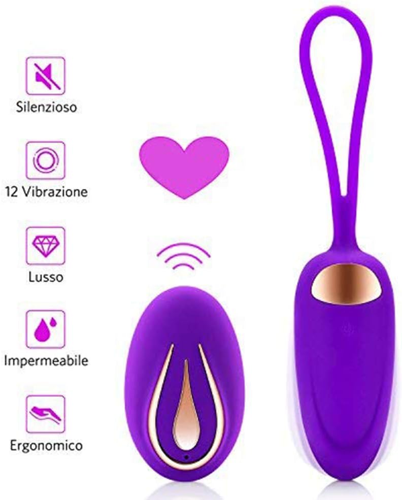 KIXNOR Sweet Cables Vibrate -It is Never Too Late to Fall in Love, Just Follow Me,Try, Try, Try with Special Protectors - Wireless Remote (Purple)