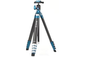 Benro TablePod Tripod Kit – Compact Aluminum Mini Tripod with Ball Head, Arca-Swiss Plate, Folding Legs, Smartphone Mount, and Carrying Case for Vlogging, Travel & Content Creation (TCBH15N00P)