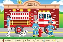 White Mountain Puzzles Fire Fighters Floor Puzzle (24 Piece)