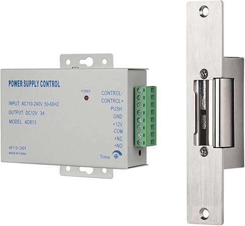 Elektroschloss, TMEZON Schmale Ausführung Elektrischer Türöffner mit