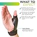 BraceAbility Hard Plastic Thumb Splint | Arthritis Treatment Brace to Immobilize & Stabilize CMC, Basal and MCP Joints for Trigger Thumb, Tendonitis Pain, Sprains (Medium - Right Hand)