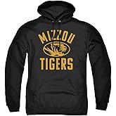 University of Missouri Official One Color Mizzou Tigers Logo Unisex Adult Pull-Over Hoodie