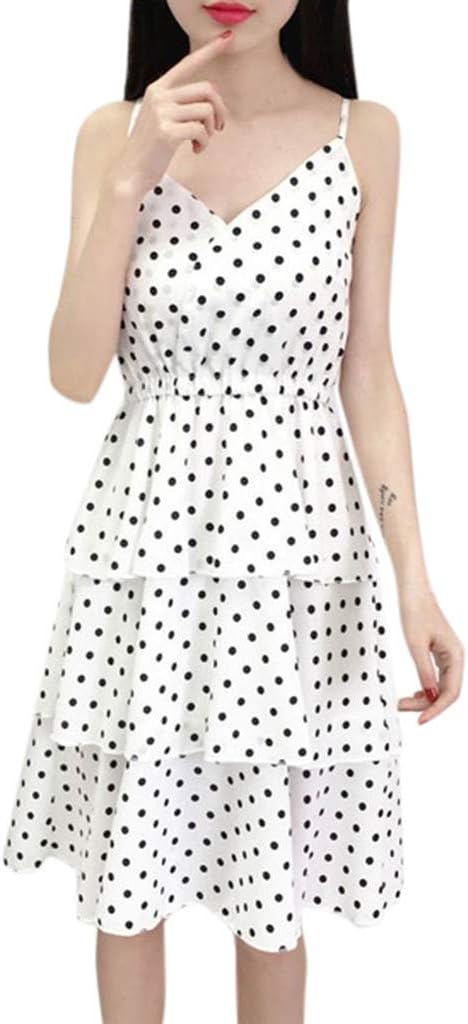 sea polka dot dress