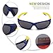 RIVBOS Kids Sunglasses with Strap Polarized UV Protection Flexible Rubber Shades for Boys Girls RBK003