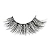 LASHVIEW 3D False Eyelashes Soft Black Handmade Natural Look Eye Lashes Fake Eyelashes 3 Pairs (033)