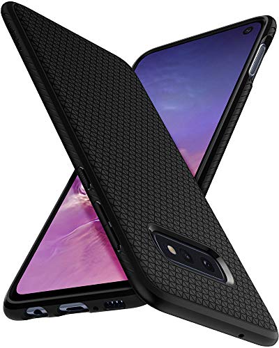 Spigen Funda para Samsung Galaxy S10E Liquid Air con Flexión Duradero y Diseño de Fácil Agarre - Negro Mate - Imagen 5