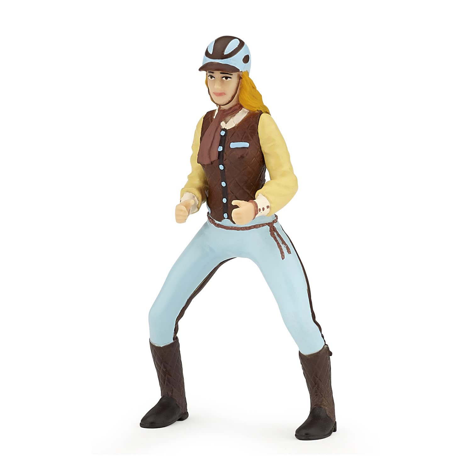 Papo 52009 Trendy Riding Women Blue Figure